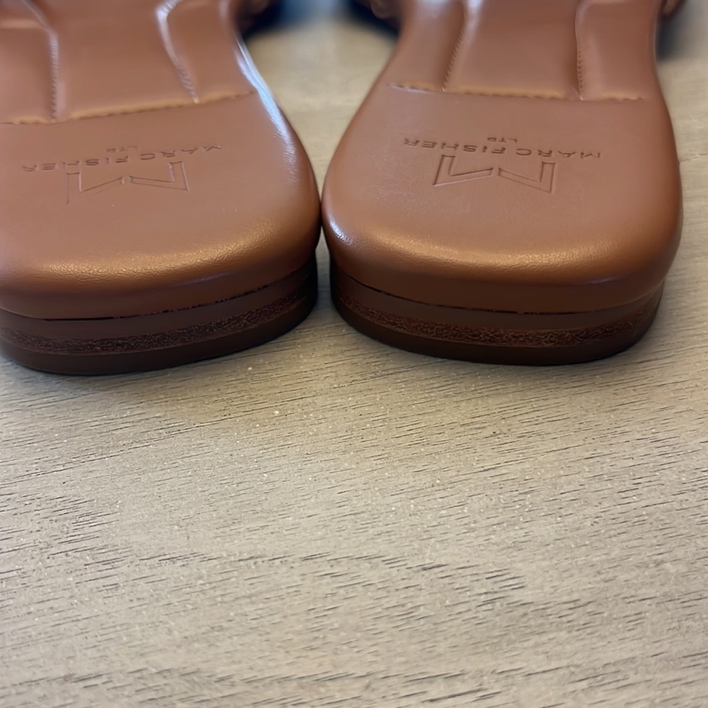 Marc Fisher Marlin Slide. Camel Color. Size 8 Tts - image 5